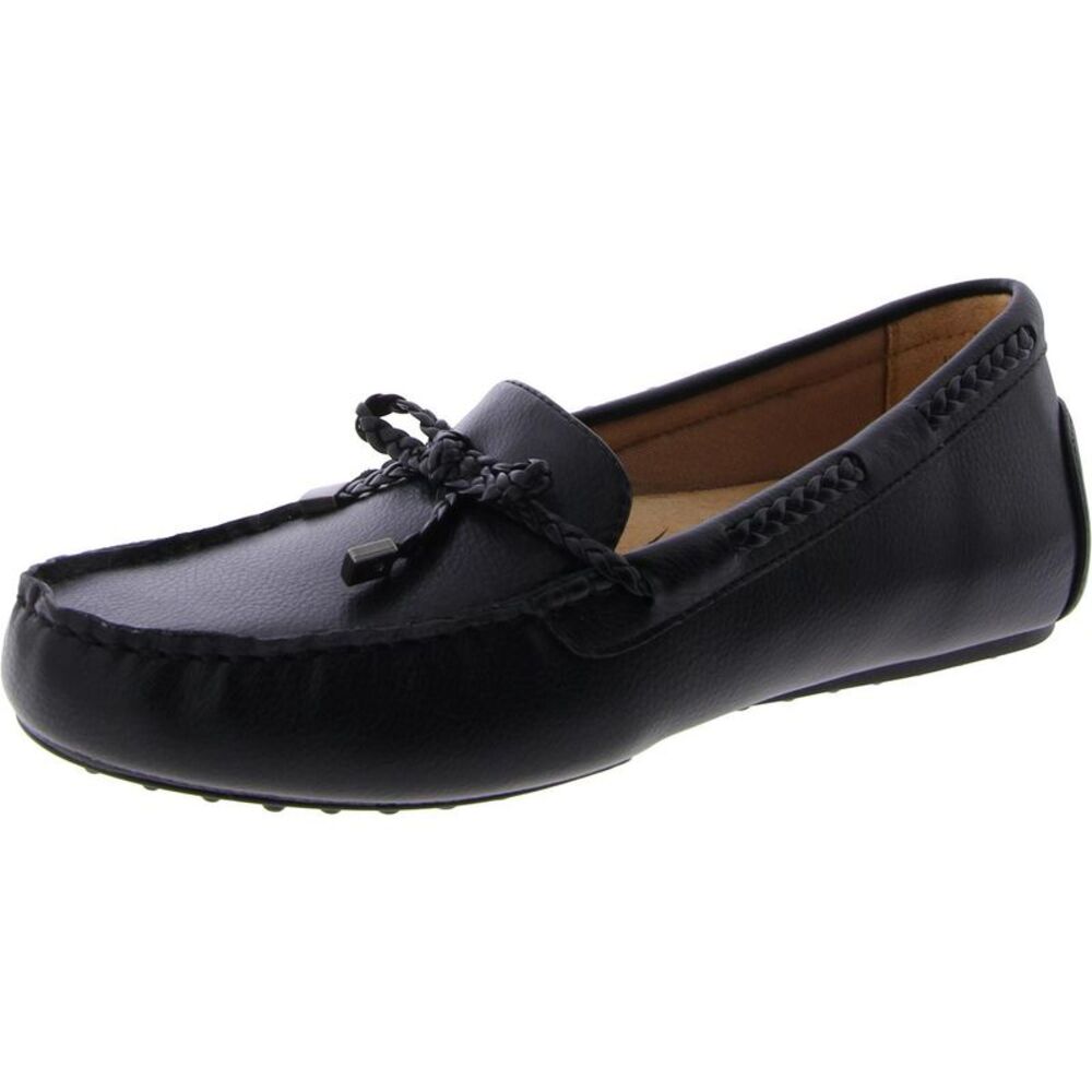 LifeStride Womens Transport Black Slip On Flat Cozy Slip-On Sneakers New